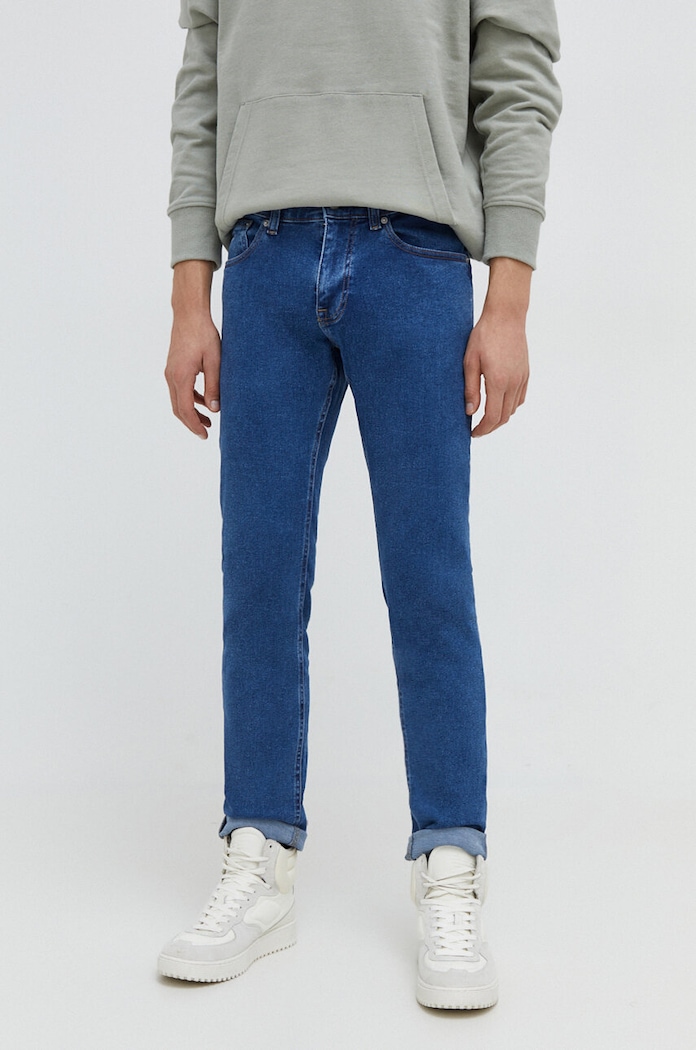 Džíny Tommy Jeans Scanton námořnická modř DM0DM18168