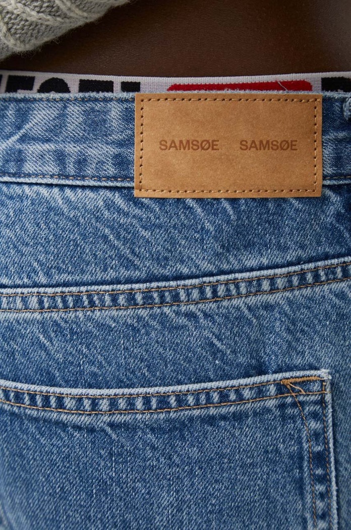 Samsoe Samsoe jeansy EDDIE niebieski M23400069