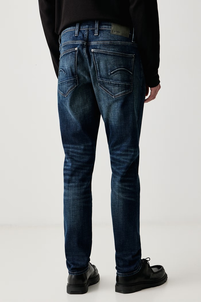 Odzież G-Star Jeansy skinny męskie Revend FWD Skinny D20071.D634 niebieski