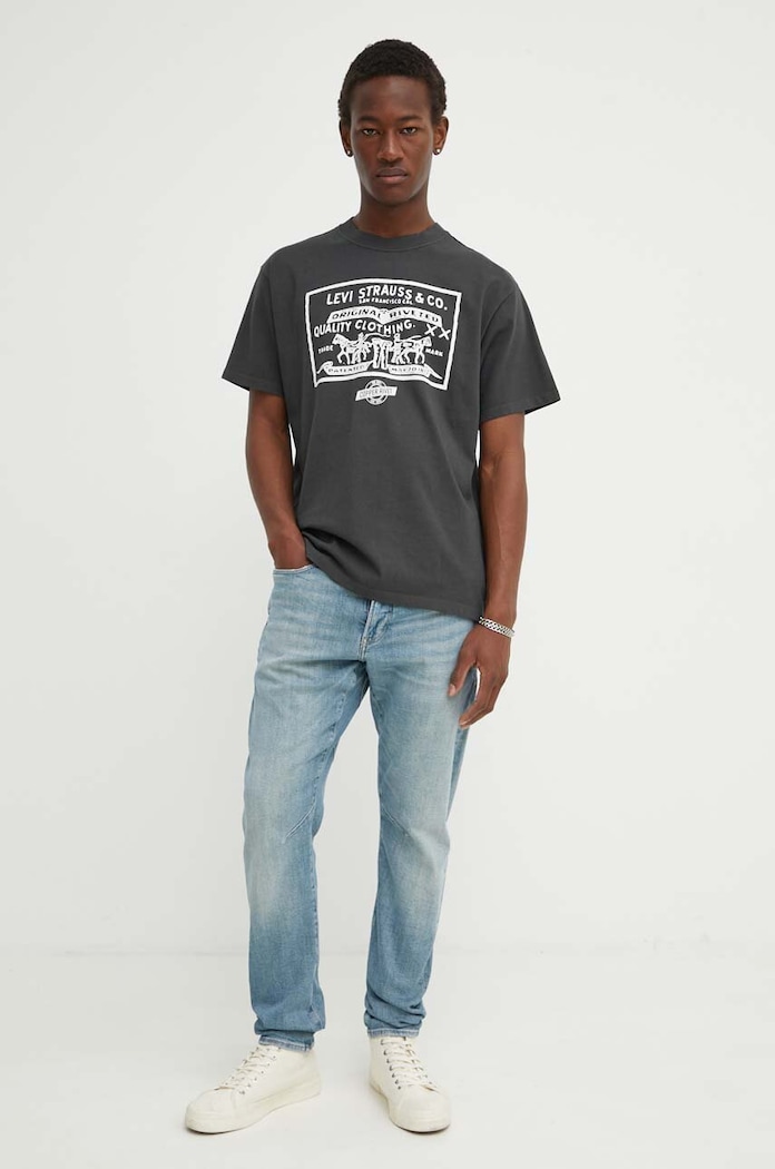 G-Star jeansy D-Staq 3D D05385.D440 niebieski SS24