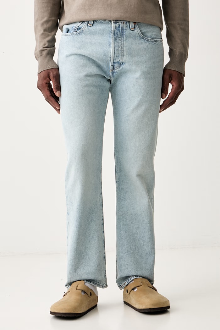 Levi's jeansy straight męskie 501® LEVIS®ORIGINAL FIT niebieski 00501