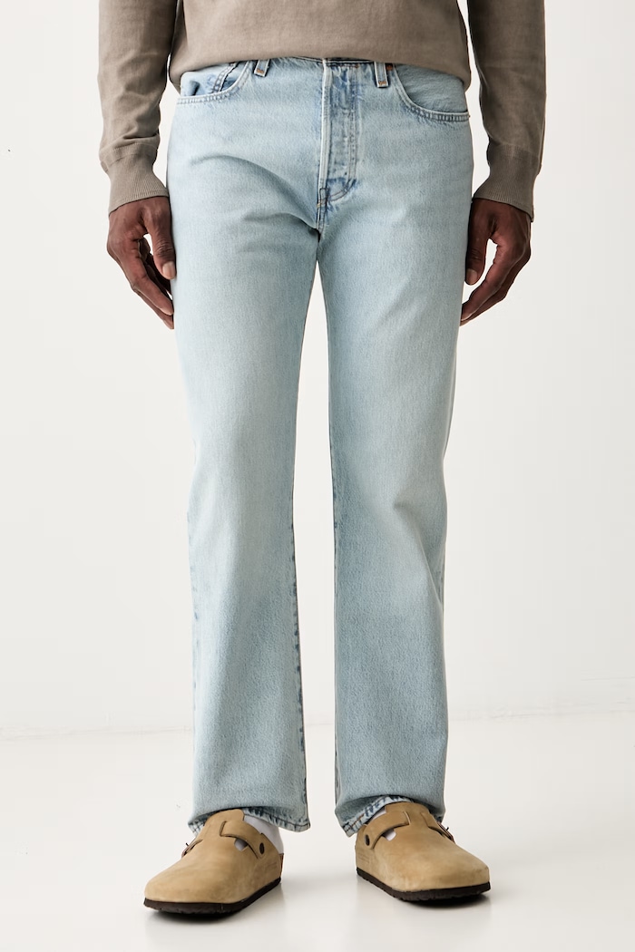 Levi's jeansy straight męskie 501® LEVIS®ORIGINAL FIT niebieski 00501