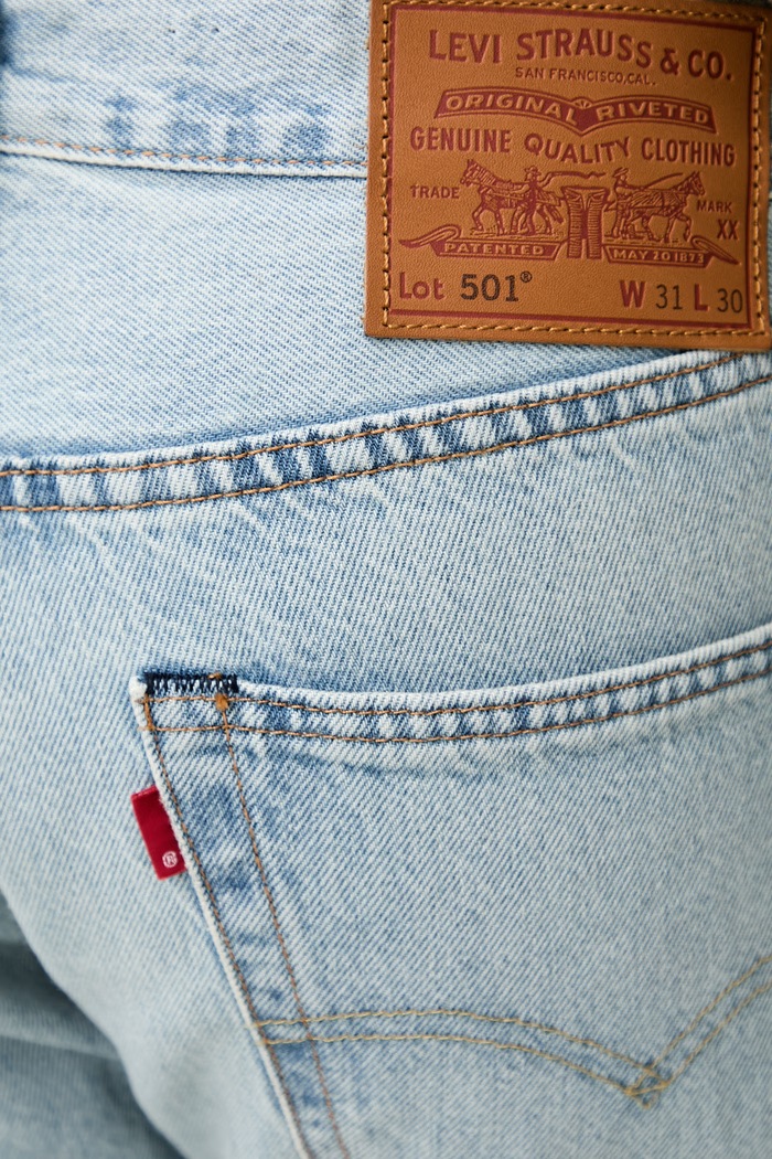 Levi's jeansy straight męskie 501® LEVIS®ORIGINAL FIT niebieski 00501