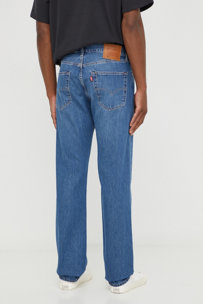 Odzież Levi's jeansy straight męskie 501® LEVIS®ORIGINAL FIT 00501 niebieski