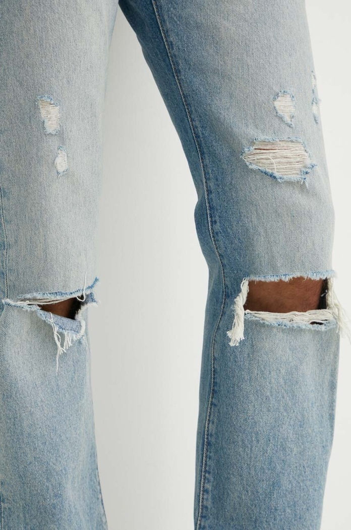 Levi's blugi straight pentru bărbați 501® LEVIS®ORIGINAL FIT albastru 00501