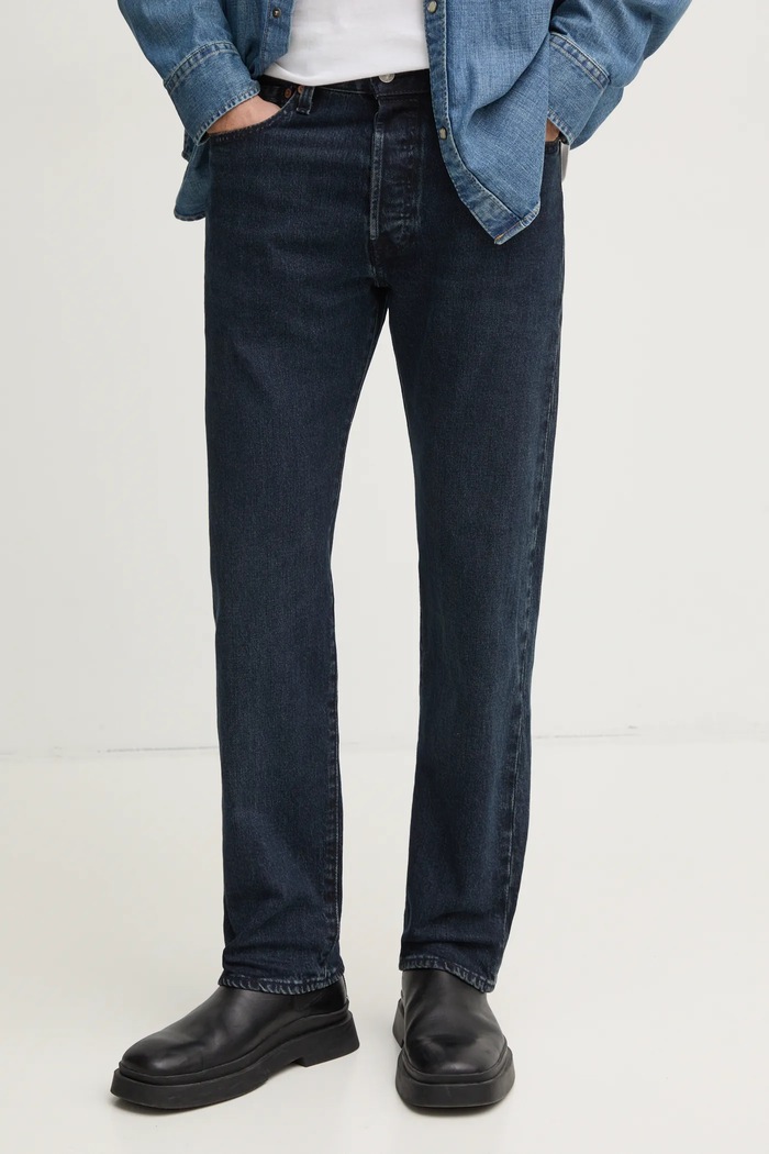 Τζιν παντελόνι Levi's 501 σκούρο μπλε 00501