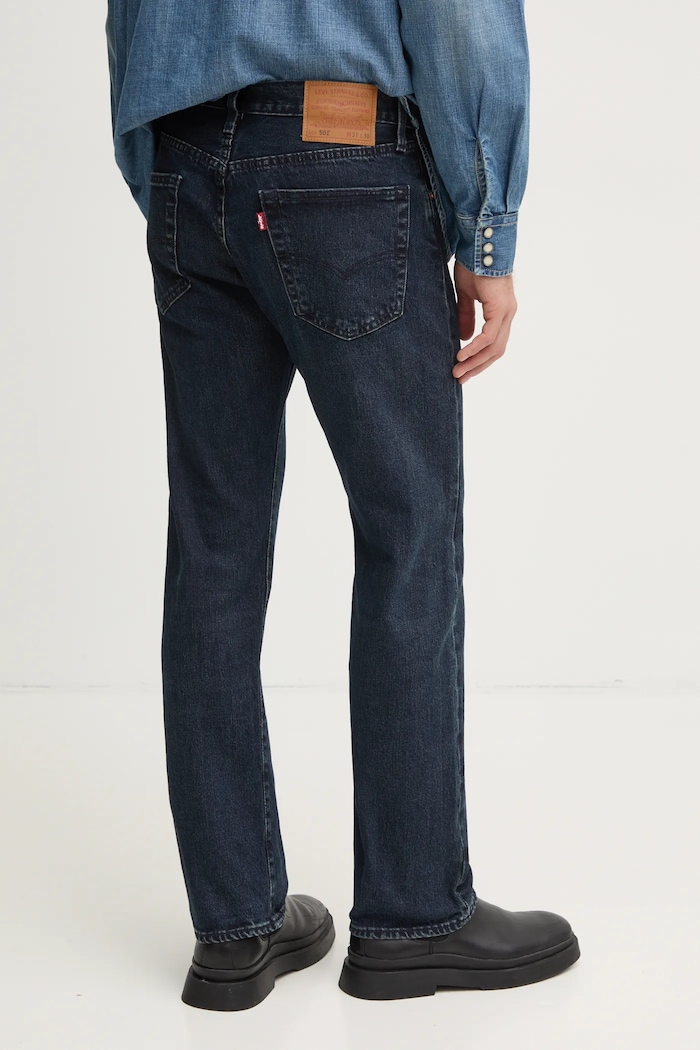 Ρούχα Τζιν παντελόνι Levi's 501 00501 σκούρο μπλε