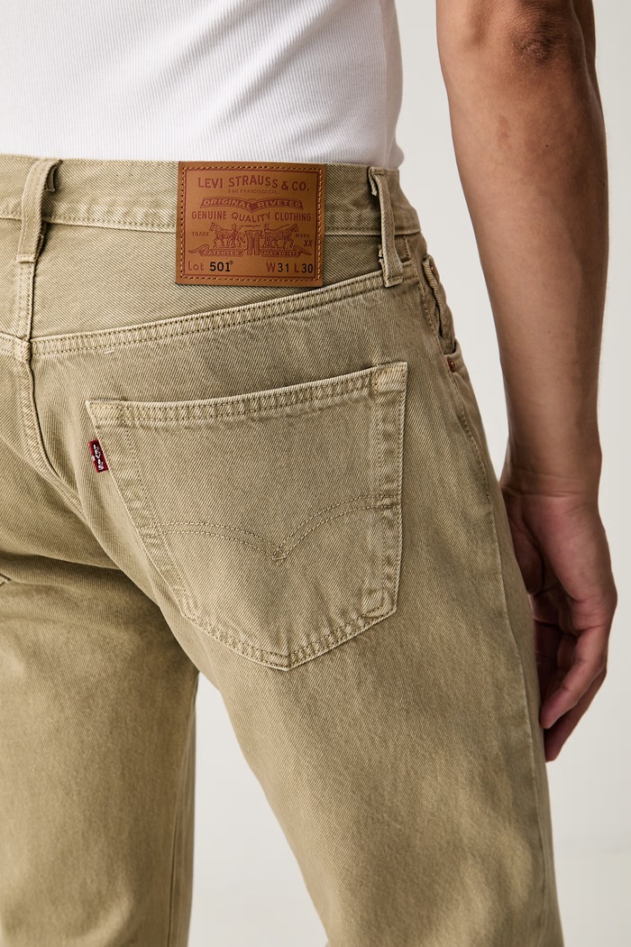 Levi's jeansy straight męskie 501® LEVIS®ORIGINAL FIT zielony 00501