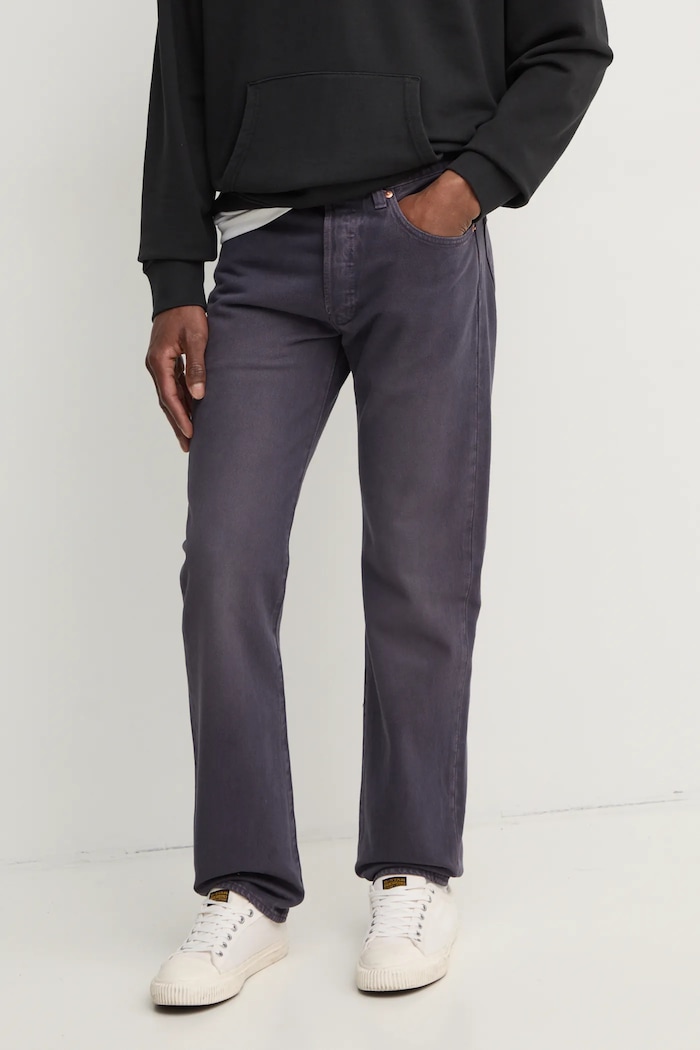 Levi's jeansy straight męskie 501® LEVIS®ORIGINAL FIT fioletowy 00501