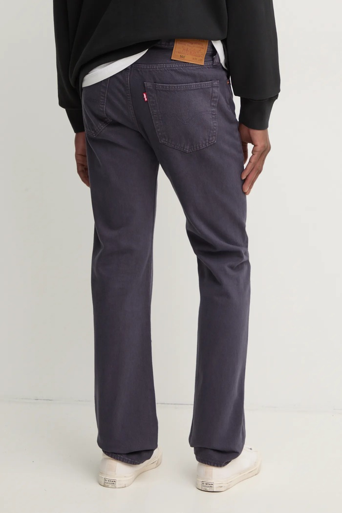 Odzież Levi's jeansy straight męskie 501® LEVIS®ORIGINAL FIT 00501 fioletowy