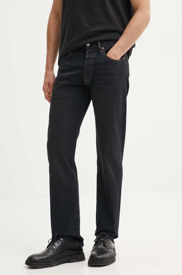Levi's jeansy straight męskie 501® LEVIS®ORIGINAL FIT czarny 00501