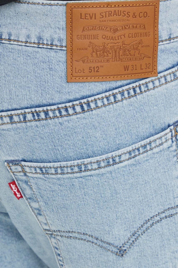 Levi's jeansy 512™ SLIM TAPER niebieski 28833