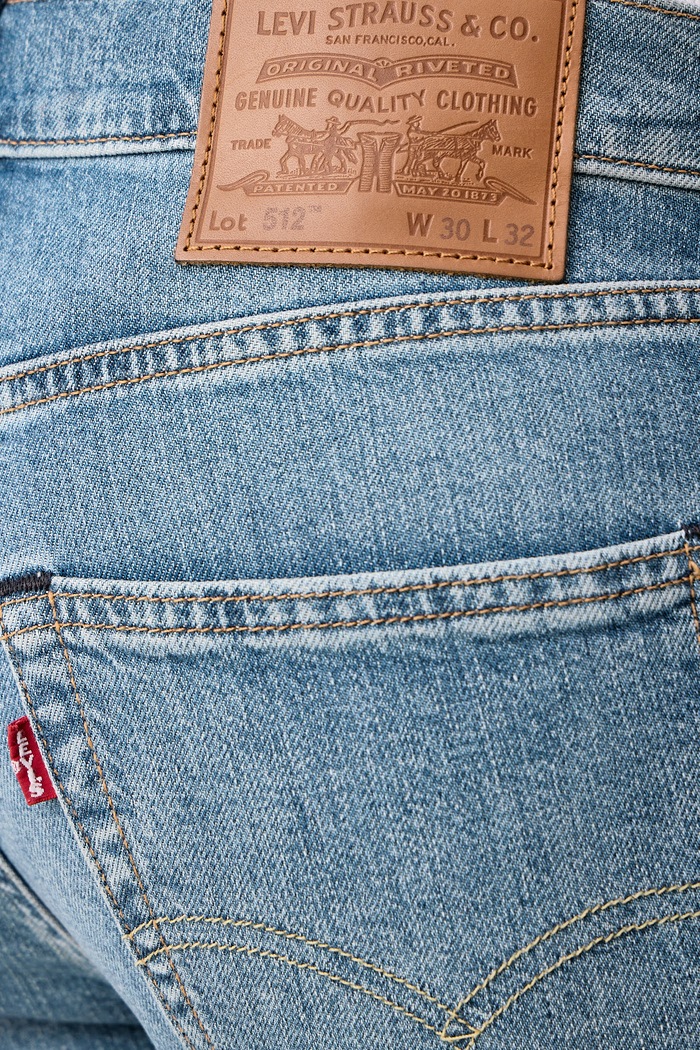 Jeansy slim fit męskie 512™ SLIM TAPER Levi's 28833 niebieski