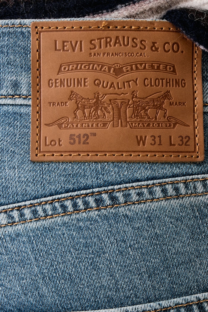Jeansy slim fit męskie 512™ SLIM TAPER Levi's 28833 niebieski