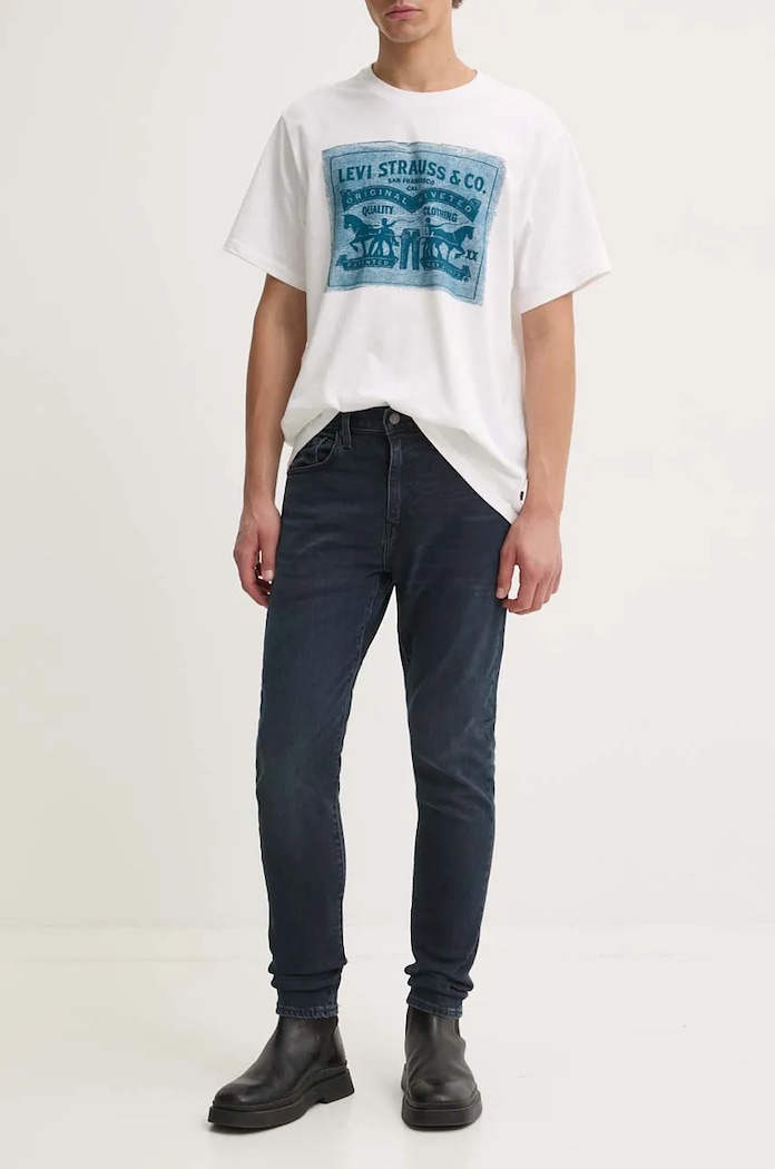 Levi's blugi slim fit pentru bărbați 512™ SLIM TAPER bleumarin 28833