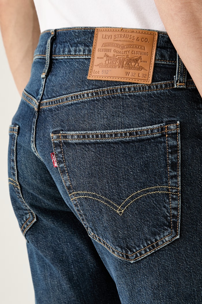 Levi's jeansy slim fit męskie 512™ SLIM TAPER granatowy 28833