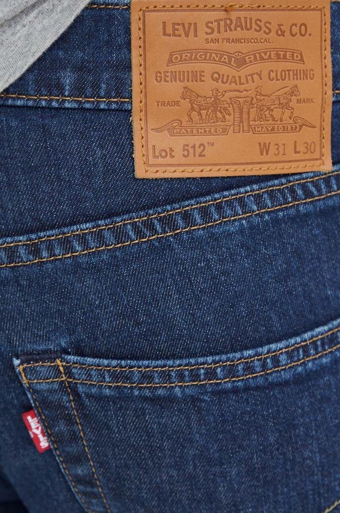 Levi's jeansy slim fit męskie 512™ SLIM TAPER granatowy 28833