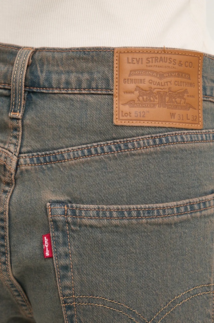 Τζιν παντελόνι Levi's 512 SLIM γκρί 28833