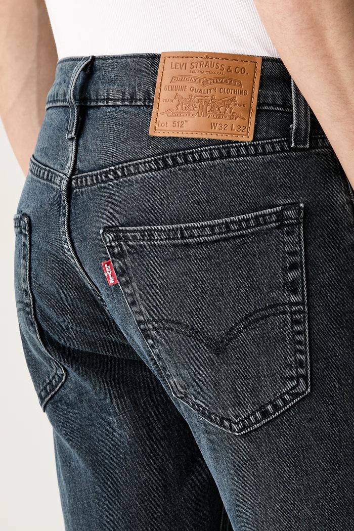 Levi's jeansy slim fit męskie 512™ SLIM TAPER niebieski 28833