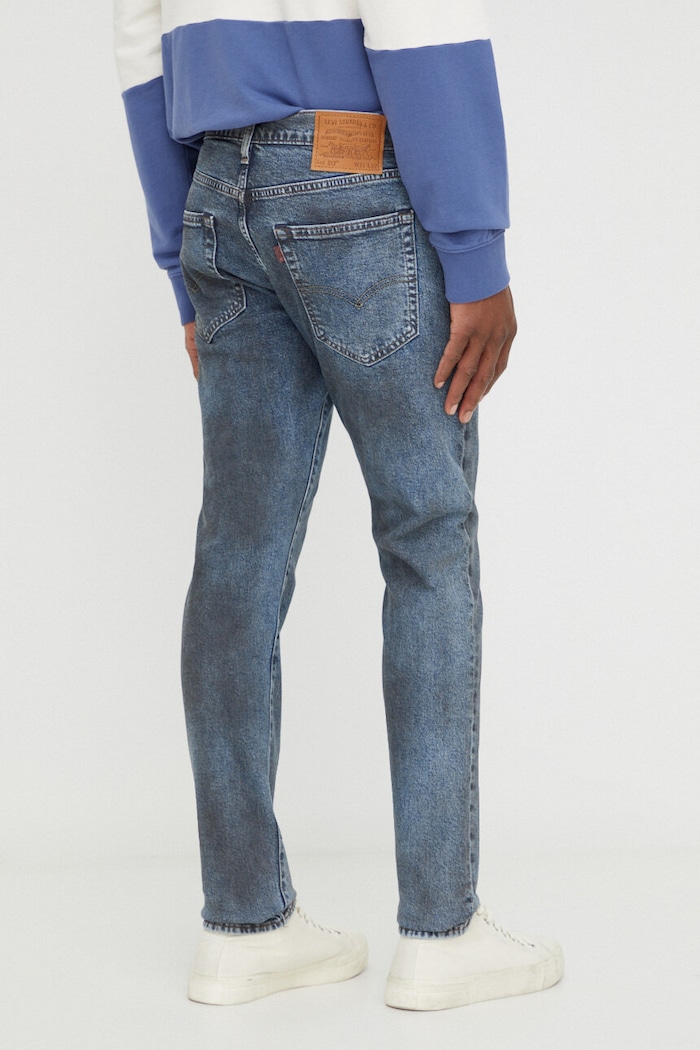 Oblačila Kavbojke Levi's 512 SLIM 28833 modra