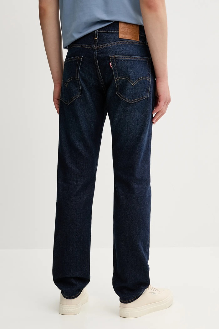 Ρούχα Τζιν παντελόνι Levi's 502 TAPER 29507 σκούρο μπλε