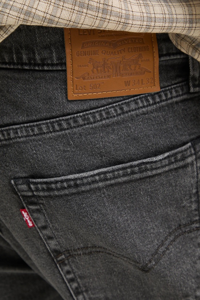 Τζιν παντελόνι Levi's 502 TAPER γκρί 29507