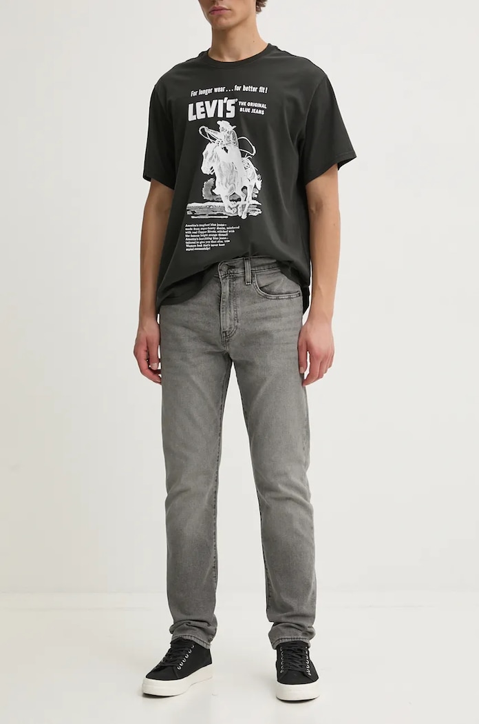 Τζιν παντελόνι Levi's 502 TAPER γκρί 29507