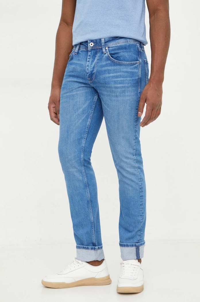 Rifle Pepe Jeans Cash modrá PM206318VS3