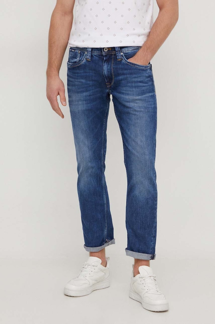 Rifle Pepe Jeans Cash modrá PM206318Z23