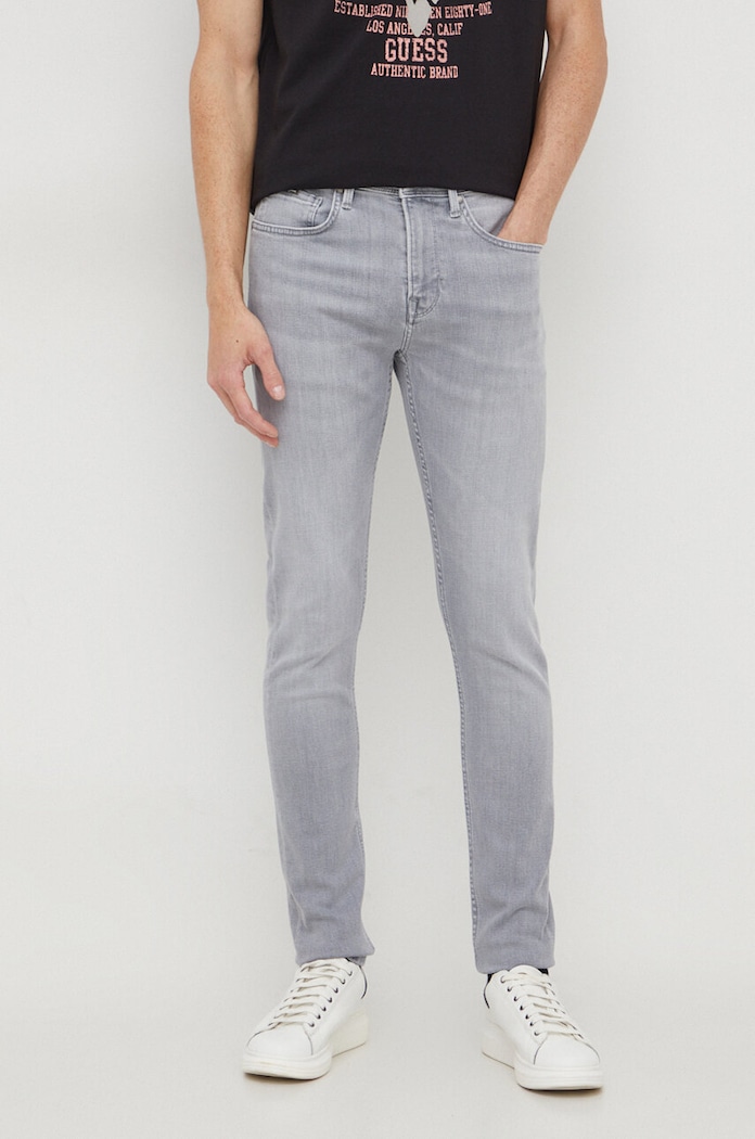 Pepe Jeans jeansy SKINNY JEANS szary PM207387UH0