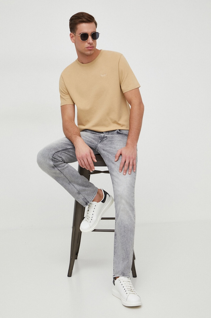 Pepe Jeans jeansy STRAIGHT JEANS STONE PM207404 szary SS24