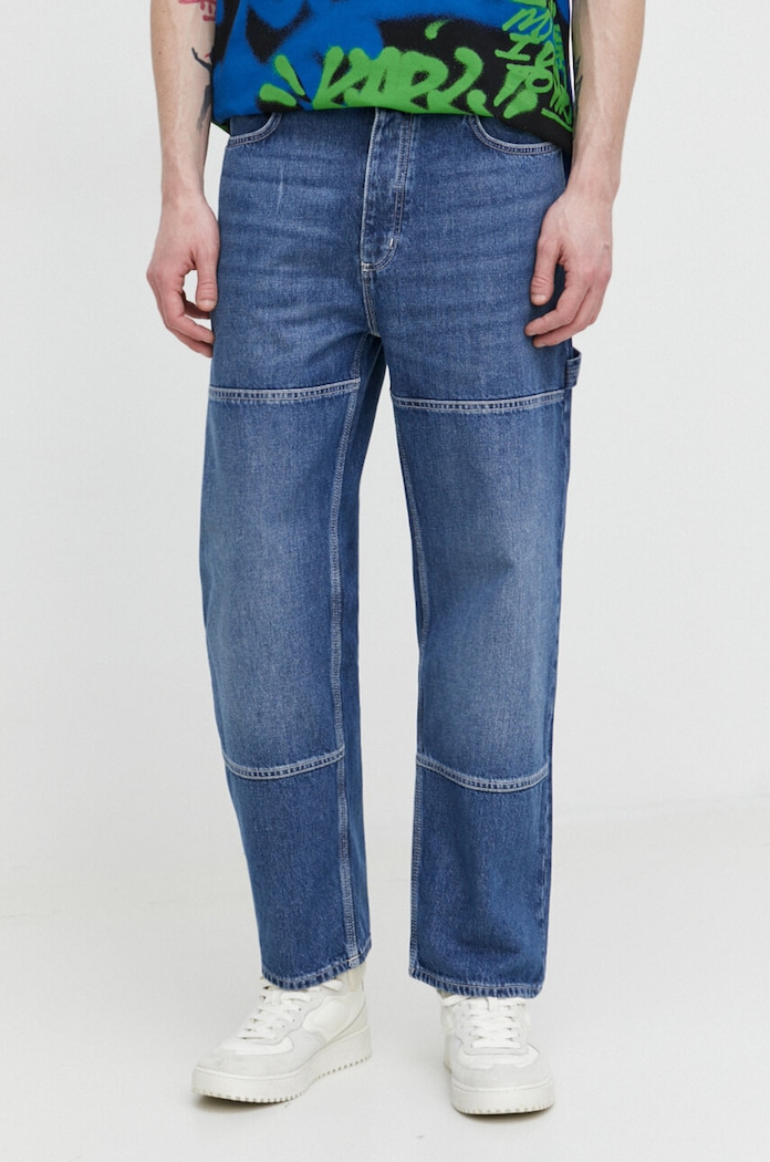 HUGO Blue jeansy niebieski 50517455