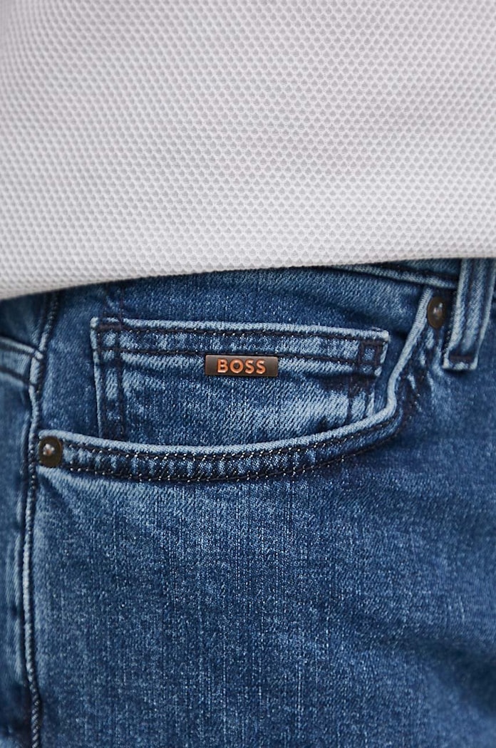 Odzież BOSS Orange jeansy 50513479 niebieski