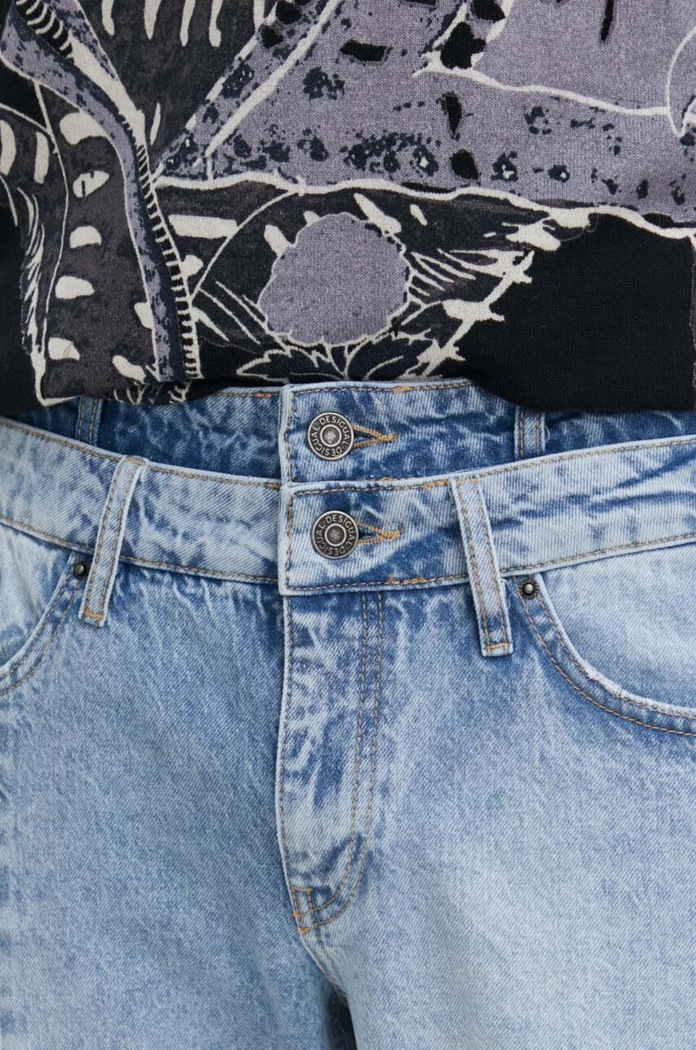 Desigual jeansi albastru 24SMDD09