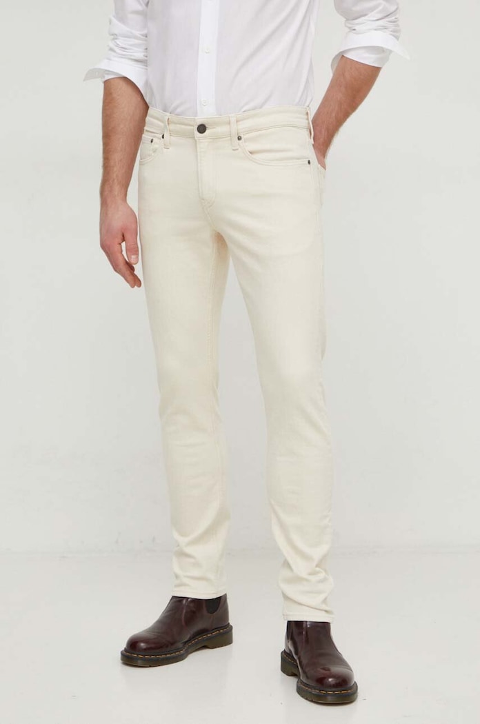 Calvin Klein jeansy beżowy K10K112858