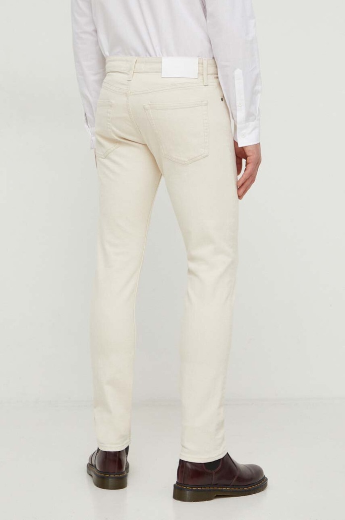 Odzież Calvin Klein jeansy K10K112858 beżowy