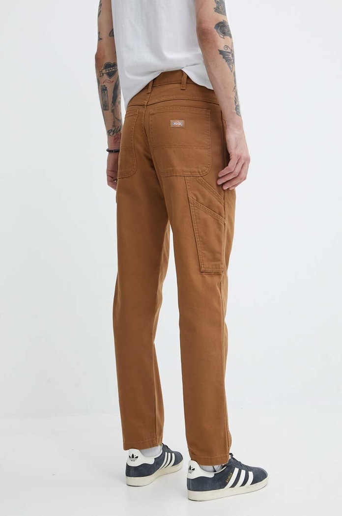 Odzież Dickies jeansy DUCK CARPENTER PANT DK0A4XIF brązowy