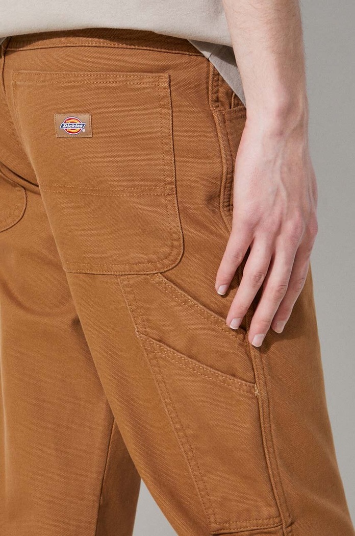 Džíny Dickies DUCK CARPENTER PANT hnědá DK0A4XIF