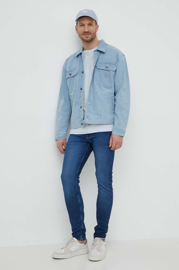 Calvin Klein Jeans jeansy J30J324849 granatowy SS24