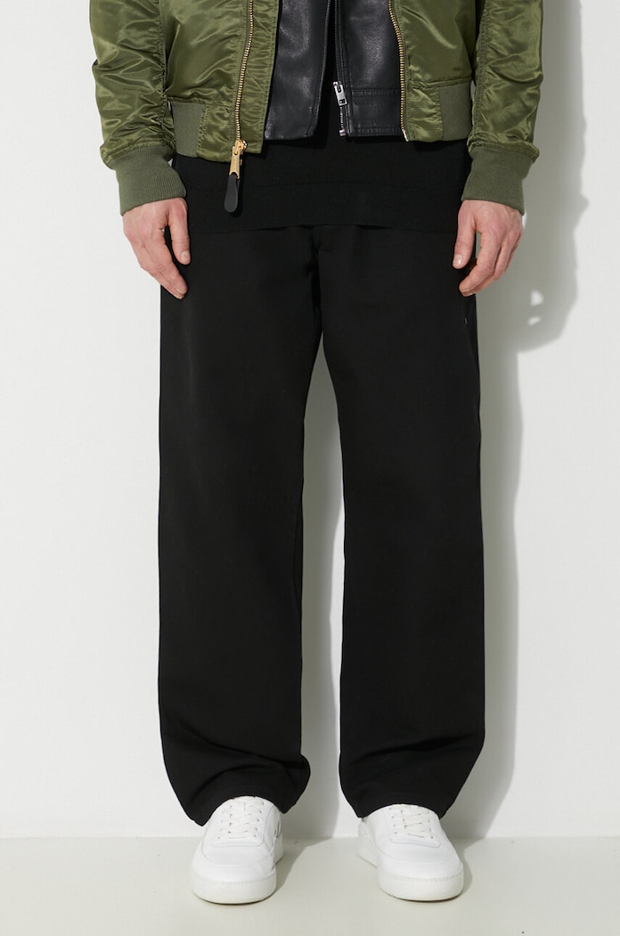 Carhartt WIP jeansy relaxed fit męskie czarny I031497.8902