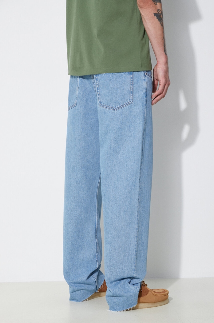 Oblečení Džíny A.P.C. Raw Edge COGXL.H09211.IAB modrá