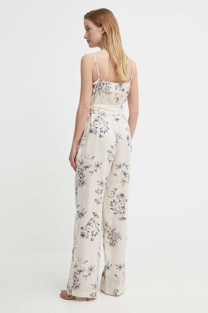 Oblečenie Ľanový overal Lauren Ralph Lauren 200932900 béžová