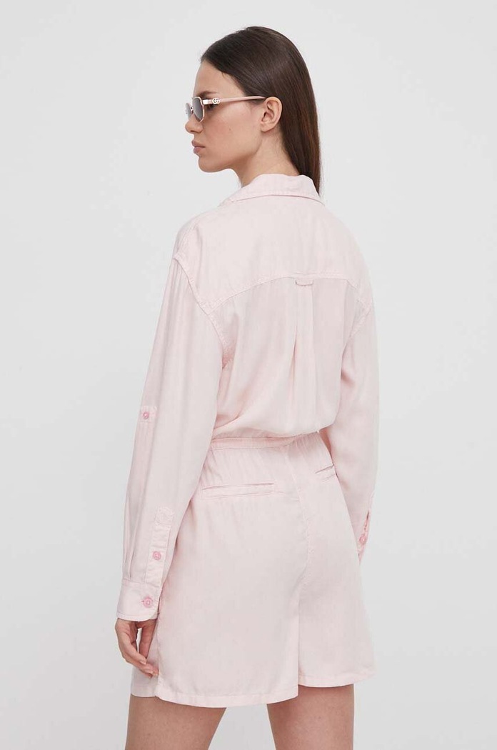 Ruházat Pepe Jeans kezeslábas Elison PL230479 rózsaszín