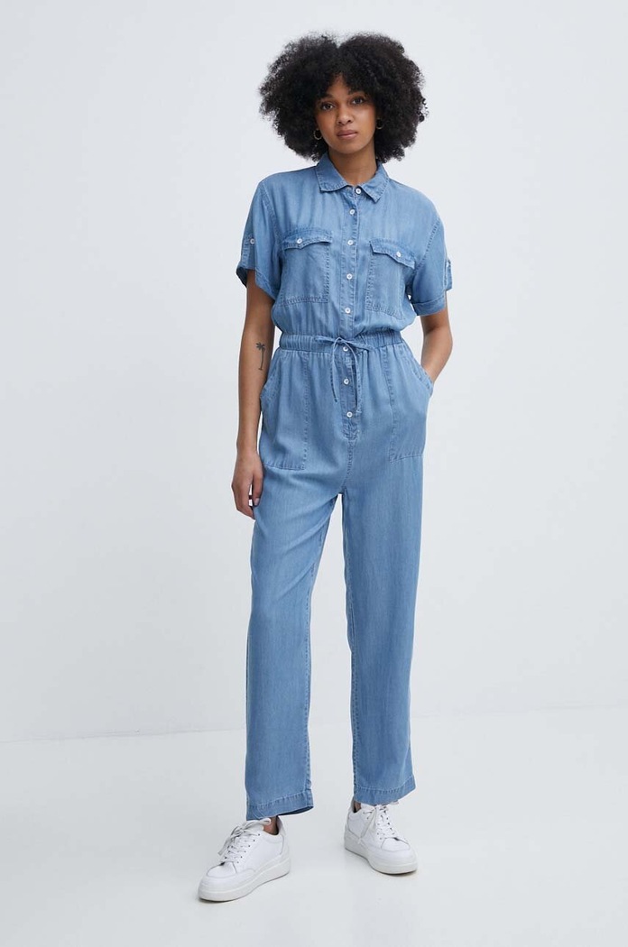 Pepe Jeans kombinezon ELVIRA niebieski PL230480