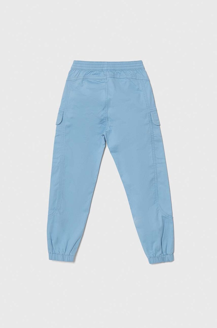 Calvin Klein Jeans spodnie dziecięce IB0IB01675.PPYH niebieski SS24