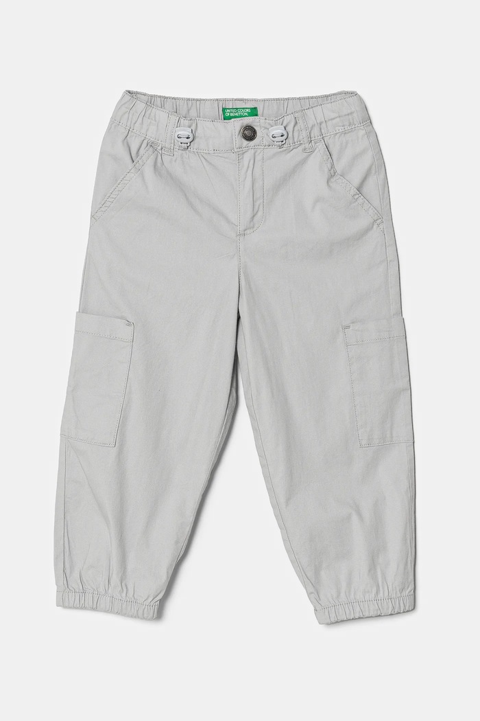 United Colors of Benetton spodnie dziecięce z elastanem szary 4L2VGF01R.P.Seasonal