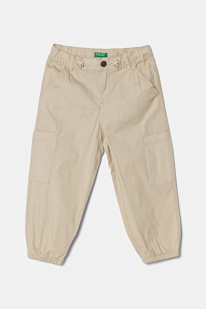 Dječje hlače United Colors of Benetton bež 4L2VGF01R.P.Seasonal
