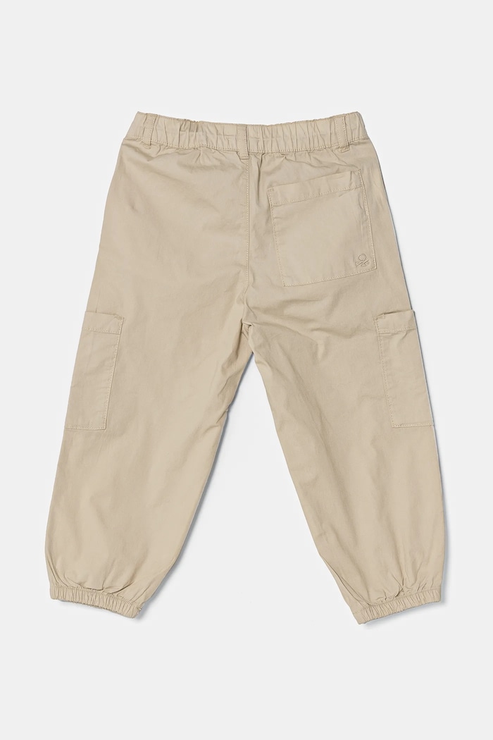 Dječje hlače United Colors of Benetton 4L2VGF01R.P.Seasonal bež SS25