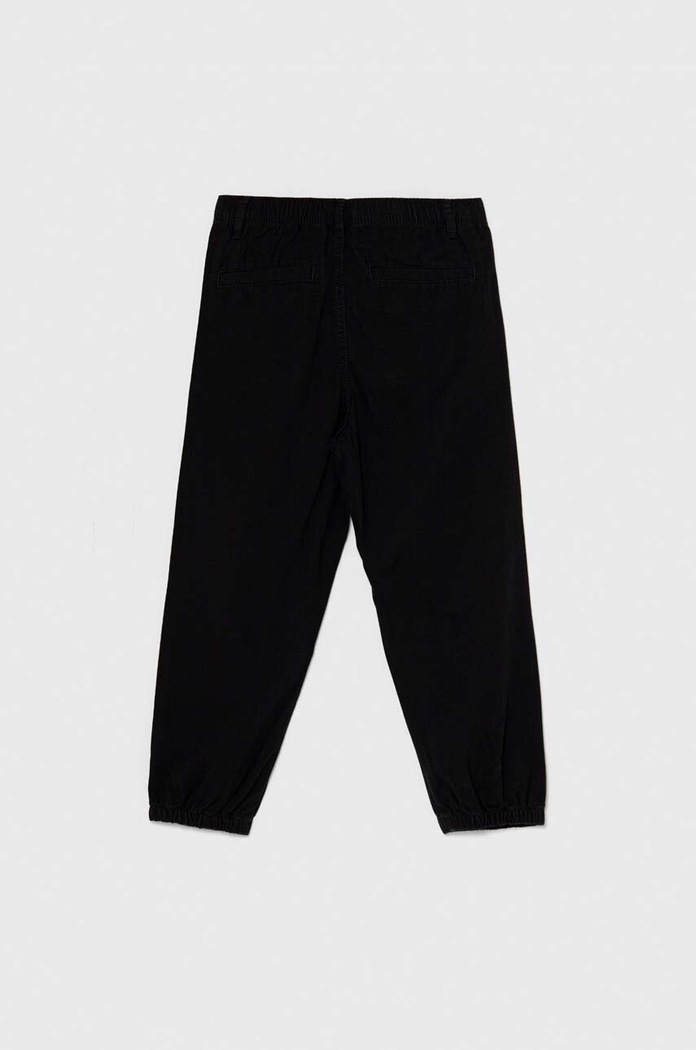Dětské bavlněné kalhoty United Colors of Benetton 4WZVCF035.G.Seasonal černá SS24