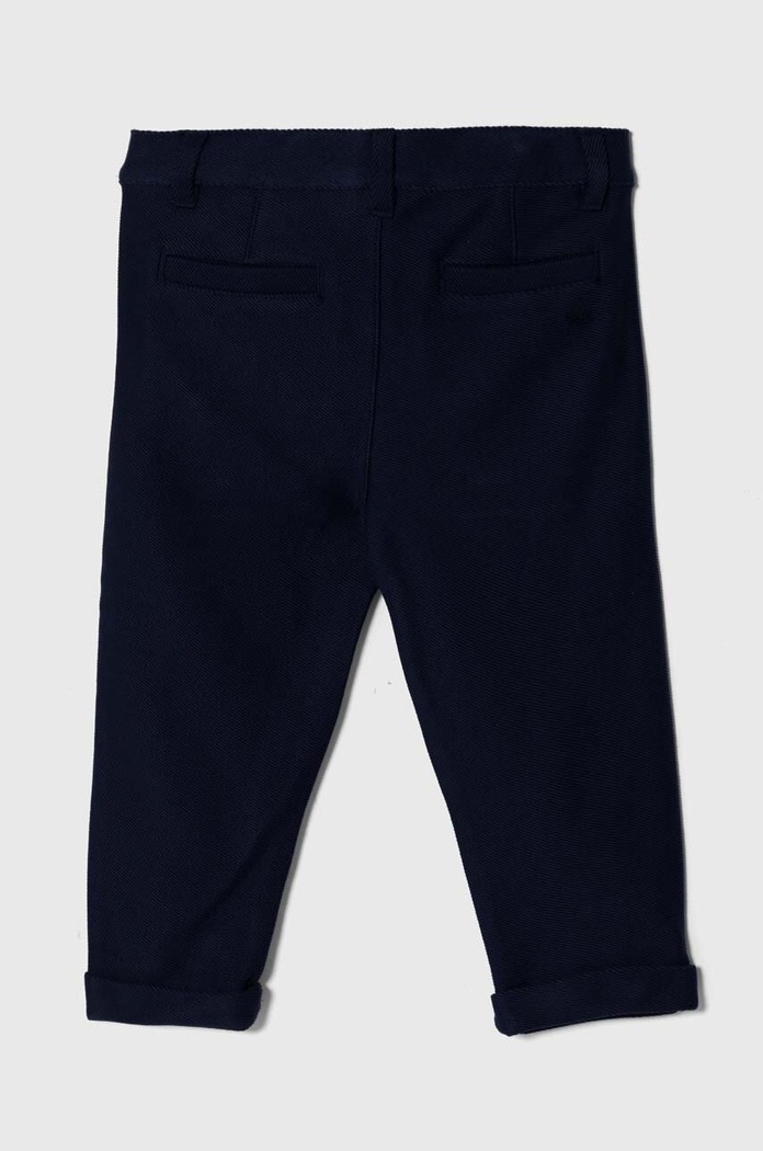 Dětské bavlněné kalhoty United Colors of Benetton 3ITZGF03N.P.Seasonal námořnická modř SS24